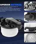 Swap In That Smooth Cabin Warmth Fast With This Top Notch OE Replacement HVAC Blower Motor For Toyota Corolla 2009 To 2019 Made For Automatic Climate And Quick Bolt On, showcasing premium material design.