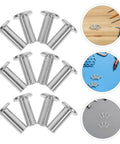 Stainless Steel Cable Railing Protector Sleeves Kit Fits 3/16 Inch Wire Rope for wood posts and deck railing holes