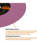 Tough As Nails Chainsaw Sharpener Grinding Wheel Featuring Hardcore Chrome Oxide Abrasive with 100 grit for precision sharpening