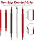 5 Piece Watch Hands Repair Tool Kit For Precise Hand Removal Pro Grade featuring knurled grip metal tools for dial work