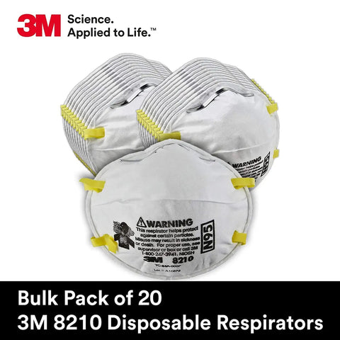 N95 Particulate Respirator Cup Style With Two Strap Design And Adjustable Nose Clip All Day Comfort NIOSH Approved Compatible With Eyewear And Hearing Protection Pack Of 20 Disposable Masks