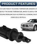 No Sweat Swap Intake Air Temperature Sensor For Dodge Chrysler Jeep Ram 1500 showing IAT sensor for vehicle diagnostics.