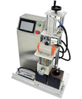 Top Shelf Semi Automatic Glass Jar Vacuum Capper And Tin Cap Sealer For 110V Home Kitchens with display and components.