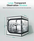 Enclosed 3D Printer Enclosure With Built In LED Lighting And Constant Temperature Design for stable printing
