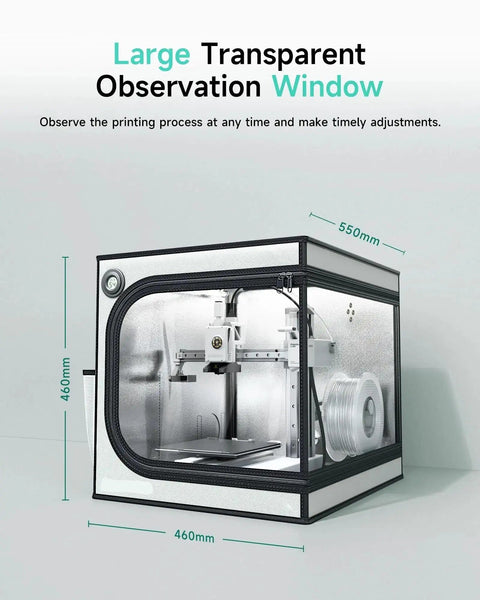 Enclosed 3D Printer Enclosure With Built In LED Lighting And Constant Temperature Design for stable printing