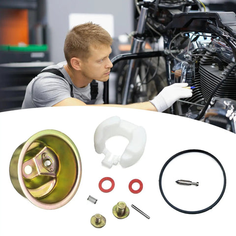 GX120 GX160 GX200 Carburetor Rebuild Kit With Chamber Float Bowl Gasket Needle Valve Spring Pin Screws And Washers Replacement Kit Built With Pro Grade Durable Aluminum Stainless Steel And Rubber Parts For Easy No Fuss Plug And Play Tuning. mechanic inspecting engine parts