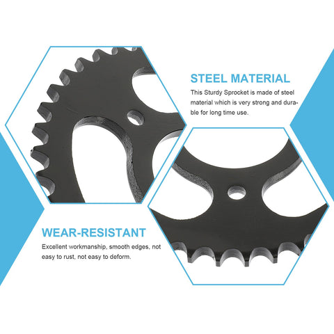 Durable Off Road Motorcycle Rear Sprocket Teeth Steel Protective Chain Gear With Precise Internal Hole Pitch Heavy Duty Replacement For Modifications And Repairs