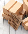 Heavy Duty Cardboard Box Dividers 2 Pack Lightweight Kraft Grid Inserts 20x20x5cm For Moving And Packing Keeps Kitchenware Dishes Hardware Safe And Organized Reusable Corrugated Partitions, kraft box inserts