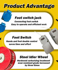 Foot switch jacks and foot switch for Industrial Rebar Circle Bending Machine Automatic Steel Bar Coiler 4KW Electric Bender.