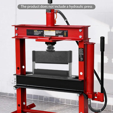 Ready To Crush 12 Inch Press Brake Attachment For 12 And 20 Ton Hydraulic Shop Press Sheet Metal Bending Tool With Dual Springs Heavy Duty Steel Metal Forming Accessory For Garage Fabrication That Slides Right Into Place Smooth