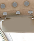 Car Roof Headliner Repair Button Kit Easy Install 50 Pieces Upholstery Pins Snap Rivets Retainer For Interior Ceiling Sagging Fix Grey Flannelette Fabric Automotive Roof Lining Repair Tool
