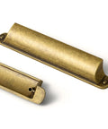 Six Pack Antique Brass Cup Pulls For Cabinets And Drawers, Vintage Zinc Alloy Kitchen Hardware, 5.04 Inch Center To Center Cup Pulls
