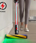 Quick Release Extension Wand Dyson Cordless Vacuums Replacement Tube V7 V8 V10 V11 V15 in use on hardwood floor