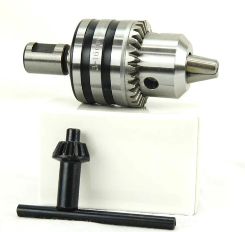 Heavy Duty 5/8 Inch Magnetic Drill Chuck With 3/4 Inch Weldon Shank Adapter For Drill Presses, Includes Chuck Key, Jacobs Taper Fit
