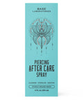 Piercing Aftercare Spray Isotonic Saline Cleanser For New And Existing Piercings 4 Oz Soothes Irritation Bumps And Keloids On Ears Nose Belly Button And Tattoos Wound Wash Gentle Hydration, box front