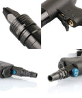 Close-up features of Straight Up Reliable Heavy Duty Adjustable Speed Pneumatic Rivet Nut Gun with self-locking tips.