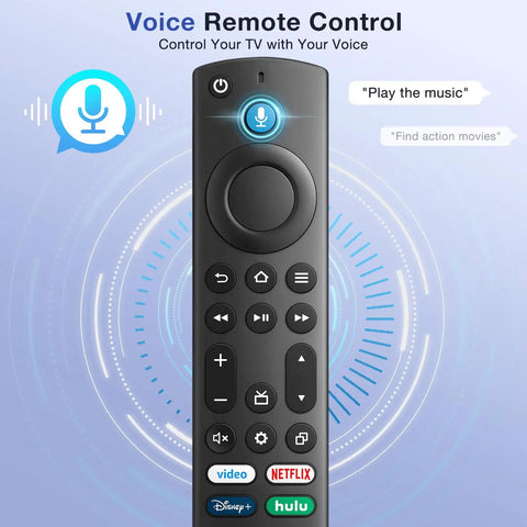 Universal Voice Remote Replacement For Fire TV And Smart TVs Including Insignia Toshiba And Pioneer Models With voice control features