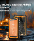 Industrial Grade Explosion Proof 7 Inch Android Tablet For Hazardous Areas Zone 2 ATEX Intrinsically Safe Petrochemical Worksite