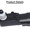 Fuel Tank Pressure Sensor Replacement For Buick Allure 2008-2010, Enclave 2014-2018, LaCrosse 2008-2016, Regal 2011-2017, Cadillac CTS 2009-2017, Escalade 2008-2014, SRX 2008-2014 OE 13502903 Compatible black plastic sensor