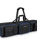 Beefed Up Heavy Duty Tripod Carrying Case Bag 50.5 Inch Long Waterproof Nylon Gear Case with shoulder straps and pockets