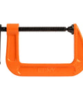 4-Inch C Clamp With 400 LB Clamping Force For DIY Projects And Light Woodworking, Zinc Plated Acme Screw, 3 Inch Throat
