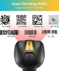 Upgraded 2D And 1D Bluetooth Barcode Scanner With Charging Dock Wireless 2.4G And BLE 2600mAh Battery decoding multiple barcodes