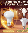 4 Pack 50W 120V R20 Popcorn Machine Light Bulb Replacement Bulbs For Warmers Keeps Popcorn Hot, Fresh, And Crispy For Concession Stands And Home Popcorn Setups, shatterproof R20 bulb