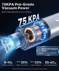 Internal motor view of Cordless Handheld Vacuum Sealer For Food 75kPa 2000mAh Battery Meal Prep Ready