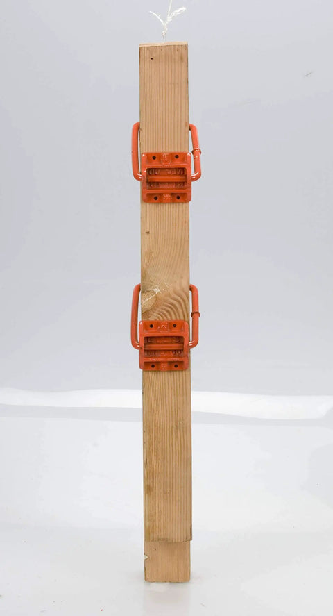 Heavy Duty Mining Shore Clamp For Shoring And Stabilization Up To 9000 Lbs At 10 Feet attached to wooden beam