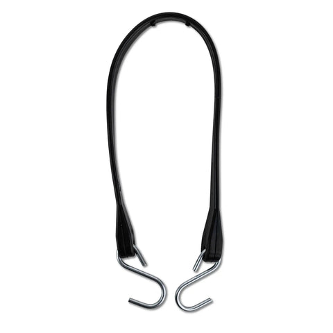 Heavy Duty Rubber Bungee Cords With Hooks 21 Inch Pack Of 30 Made In USA Tarp And Cargo Straps with metal hooks
