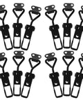 Heavy Duty Industrial Toggle Latches With Self Locking Quick Release Draw Mechanism For Secure Clamping And Matte Black Iron Build To Take Heavy Rough Use Daily, multiple units shown.