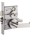 Built Tough Commercial Heavy Duty Mortise Lock Handle Set For Entrance And Office Front Doors Reversible Latch
