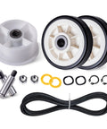 Dryer Drum Roller Kit With Idler Pulley And Bearing Set And Belt 91 And Five Eighths Inches Long For Neptune Atlantis 3000 Series Easy DIY