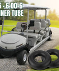 Golf cart with Heavy Duty 15x6.00-6 Inner Tubes Two Pack With Straight Valve Stem, suitable for lawn mowers and ATVs