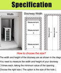 Hella Tough Heavy Duty Matte Black Aluminum Drywall Access Panel specifications showing measurements for installation.