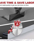 Sheet Metal Bender One Station Disc Roller Hand Tool for Straight and Curved Bends demonstration before and after metal bending