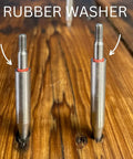 Archery Field Point Test Kit For Bow Tuning And Practice Set With 200 Grain 250 Grain 300 Grain 350 Grain Field Points showing rubber washers
