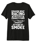 Black Weekend Warrior Boat Racer T Shirt for Dragon Boat Enthusiasts with humorous dragon boat racing graphic and text