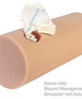 Z Fold Wound Packing Gauze, Sterile Emergency Bleeding Control Gauze For Trauma And Wounds, 3 In By 5 Yd, X Ray Detectable Line in use