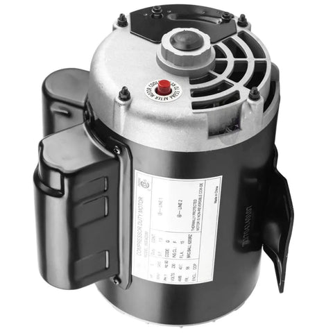 Heavy Duty 3Hp Electric Motor For Compressor Systems, 3450Rpm 230V Single Phase, 56 Frame Build, 5/8 Inch Shaft, Counter Clockwise Rotation