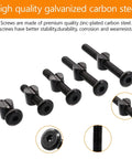Crib And Furniture Hardware Replacement Kit With 30 Hex Socket Cap Screws And Barrel Nuts For Beds And Headboards, Bolts Set