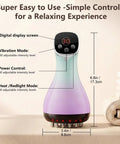 4 In 1 Lymphatic Drainage Massager with digital display and adjustable controls for heat, red light, vibration, microcurrent.