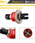 Steel Differential And Input Spur Gear Set For HyperGO 1 By 16 RC Car, 6061 Aluminum Differential Case And Hardened Steel Gears