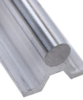 SBR 16 1500mm Linear Guide Rail Kit With Four SBR16UU Bearing Blocks Sliders For CNC Machines Industrial Grade Rails Smooth Operation High Rigidity And Precise Motion Control, close-up of steel rail end