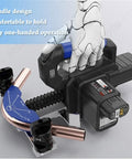 Knockout Cordless Tube Bender For Copper And Aluminum Tubing One Button Hvac Plumbing Diy Tool with one-handed grip and dial.