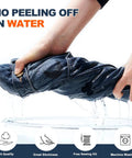 Demonstration of Iron On Denim Patches For Jeans Repair Kit holding strong in water, showcasing durability and adherence.