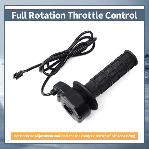 Full Twist Throttle Kit For Ridstar Q20 E Bike With Rolling Bearing Ignition Switch And Grip Cable Replacement Part For Electric Dirt Bikes And Mountain E Bikes Plug And Play Ready