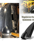 Top Shelf Replacement Planer Dust Hood Fits DeWalt Dw734 Type 1 in black, attaching to planer with dust vacuum hose.