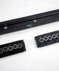 Double Axis Linear Rail Kit With Black Oxide Finish 1400mm SGR20 Rail Plus Two SGB20-5UU Carriages Built For Precision 3D Printer And CNC Machining Projects Heavy Duty Rock Solid Guide System For Smooth Motion. Black oxide 1400mm rail with two SGB20-5UU carriages.