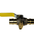 Ten Piece Pro Grade PEX A Expansion Three Quarter Inch Ball Valve With Drop Ear Full Port Brass F1960 NSF 61 ASSE 1061 Certified